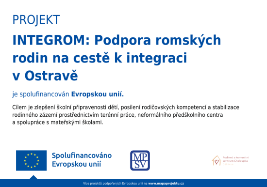 Integrom - Podpora Romských rodin na cestě k integraci v Ostravě